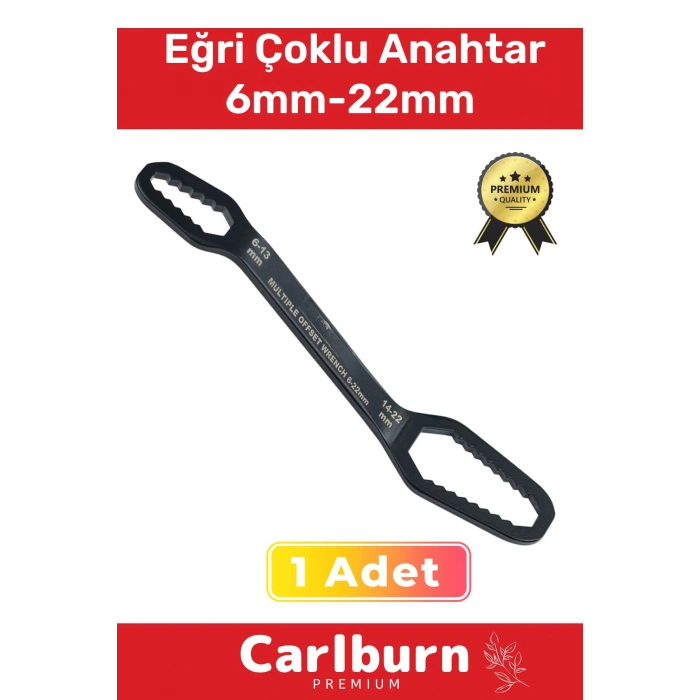 Özel Üretim Paslanmaz Çelik Alet Çantası Olmazı Eğri Çoklu Anahtar 6mm-22mm