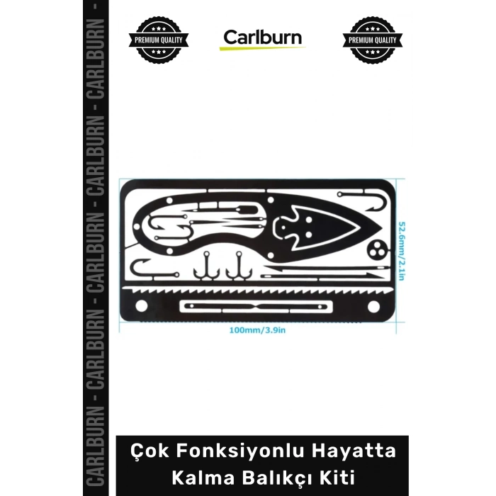Özel Üretim Paslanmaz Çelik Kamp Doğa Acil Durum Kompakt Çok Fonksiyonlu Hayatta Kalma Balıkçı Kiti