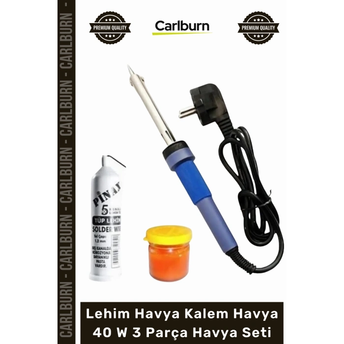 Özel Üretim Profesyonel Kaliteli Elektronik Tamir Lehim Havya Kalem Havya 40 W 3 Parça Havya Seti