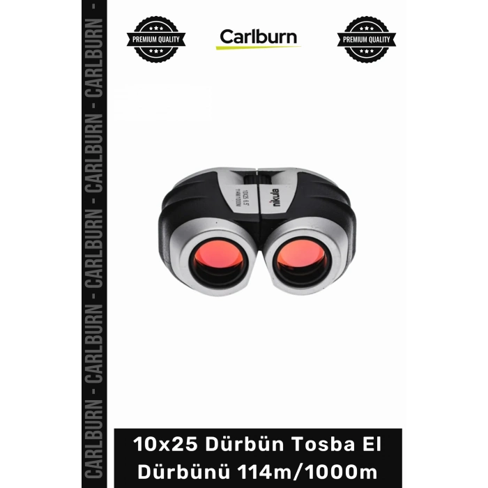 Özel Üretim Profesyonel Su Geçirmez Kompakt Net Zoom 10x25 Dürbün Tosba El Dürbünü 114m/1000m