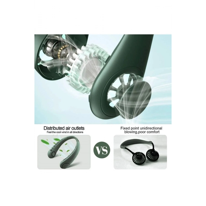 Özel Üretim Sessiz Eller Serbest Boyuna Asılabilir Şarjlı 3 Kademeli Vantilatör Klima Soğutucu Fan