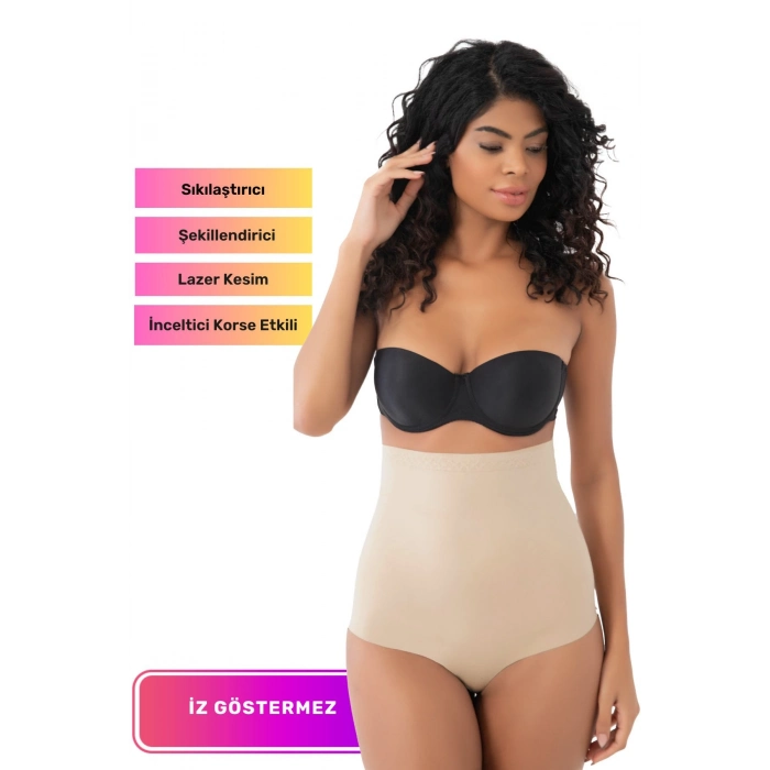 Özel Üretim Sıkılaştırıcı Kaymaz Vücut Şekillendirici İnceltici Etkili İz Göstermeyen Yüksek Bel Slip Korse