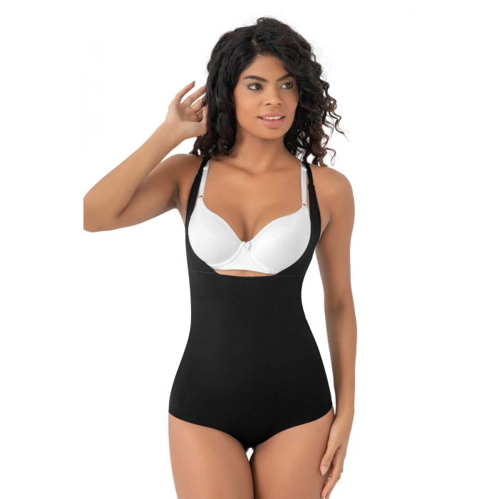 Özel Üretim Sıkılaştırıcı Toparlayıcı Vücut Şekillendirici Lazer Kesim İz Göstermeyen Bady Korse