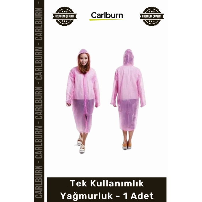 Özel Üretim Su Geçirmez Kapüşonlu Çıtçıtlı Standart Boy Kullan At Tek Kullanımlık Yağmurluk 1 Adet