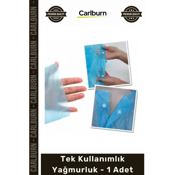 Özel Üretim Su Geçirmez Kapüşonlu Çıtçıtlı Standart Boy Kullan At Tek Kullanımlık Yağmurluk 1 Adet