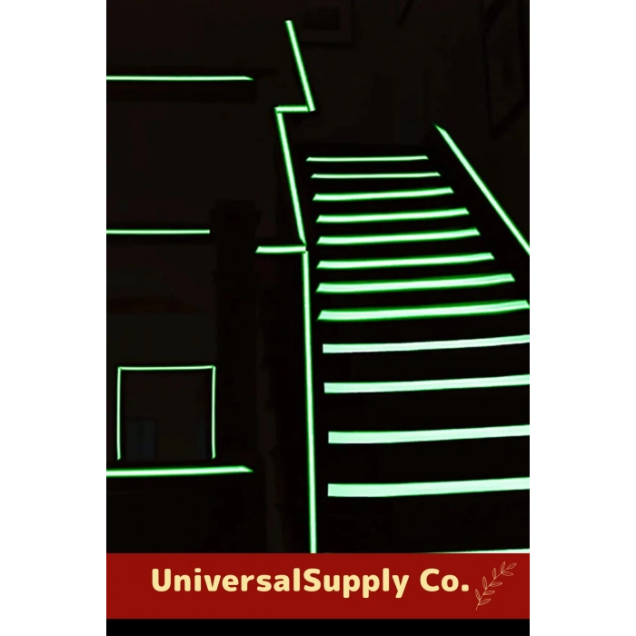 Özel Üretim Suya Dayanıklı Karanlıkta Işık Veren Merdiven Ev Bahçe 4 Metre Fosforlu Yeşil Şerit Bant