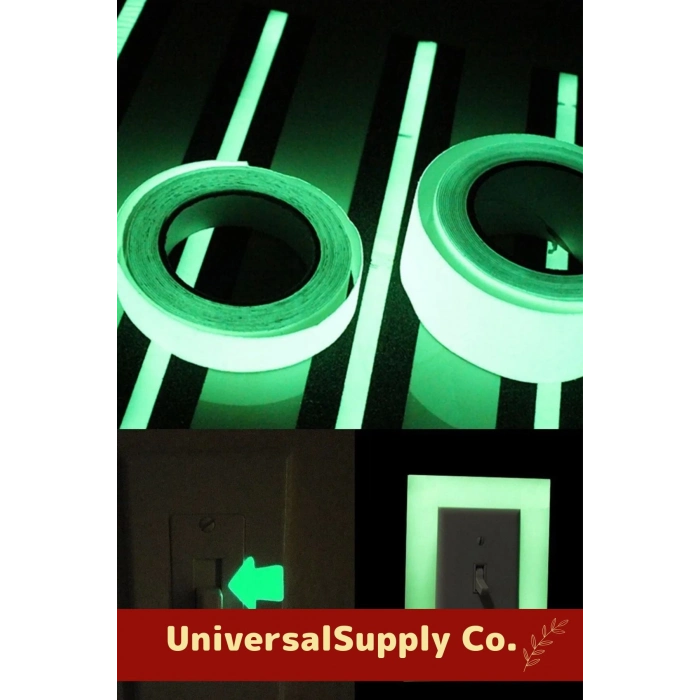 Özel Üretim Suya Dayanıklı Karanlıkta Işık Veren Merdiven Ev Bahçe 4 Metre Fosforlu Yeşil Şerit Bant