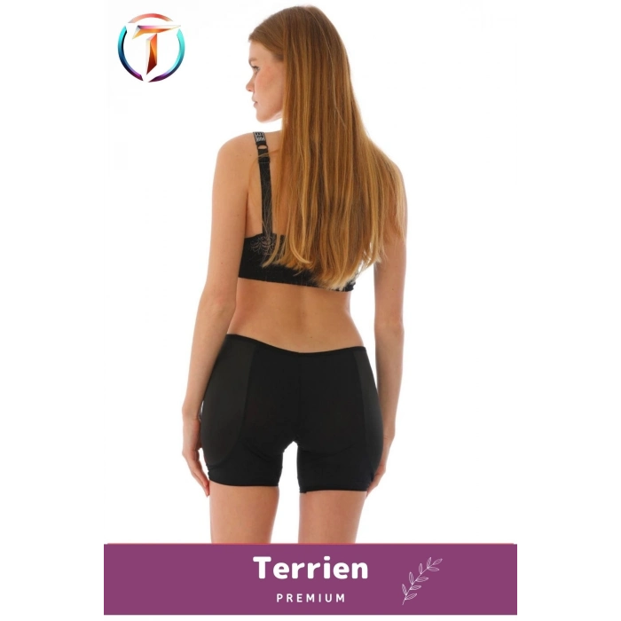 Özel Üretim Toparlayıcı Sıkılaştırıcı İz Göstermez Şekillendirici Yandan Destekli Kadın Pop-Up Şort