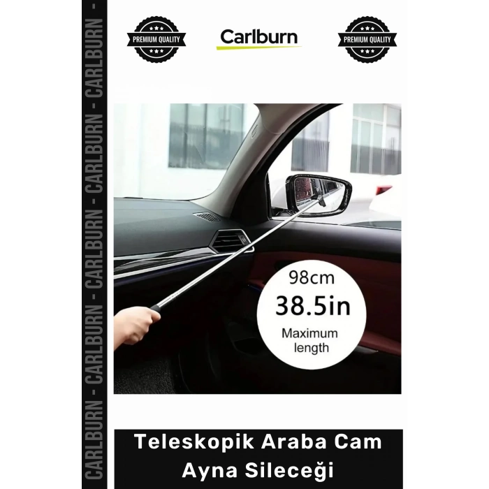 Özel Üretim Uzayabilen Dikiz Aynası Temizleme Aparatı Pratik Teleskopik Araba Cam Ayna Sileceği