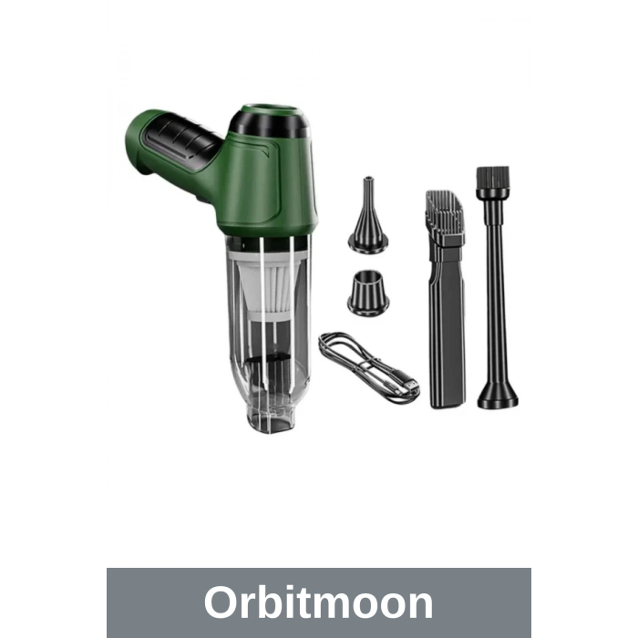 Özel Üretim Vakumlu 12000Pa Çekiş 2000mAh Pil Aydınlatma Taşınabilir Otomatik Akülü Araç Süpürgesi