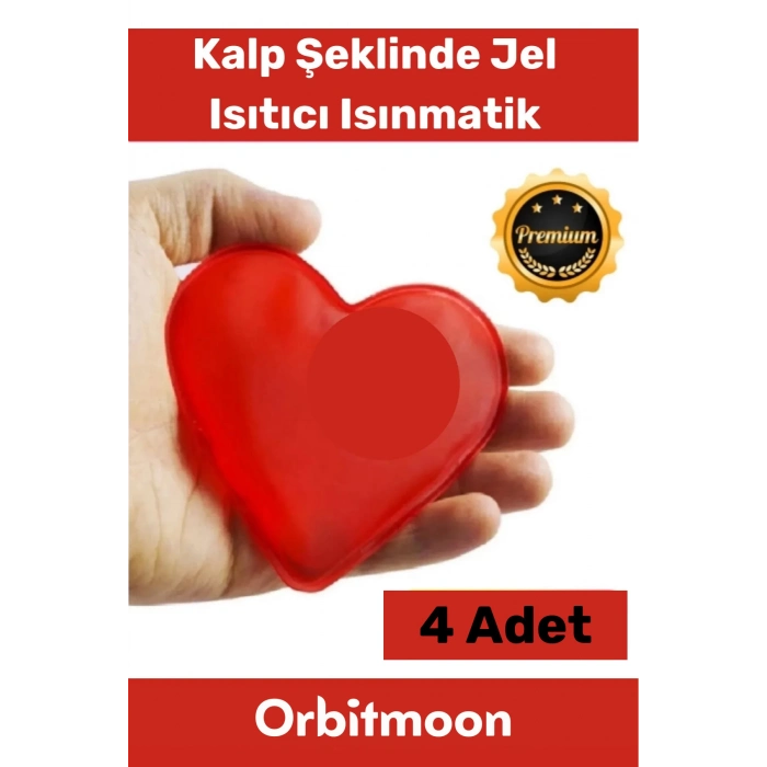 Özel Üretim Yeni Seri Kalp Şeklinde Jel Isıtıcı Pratik El Isıtıcısı Isınmatik Cep Sobası 4lü Set