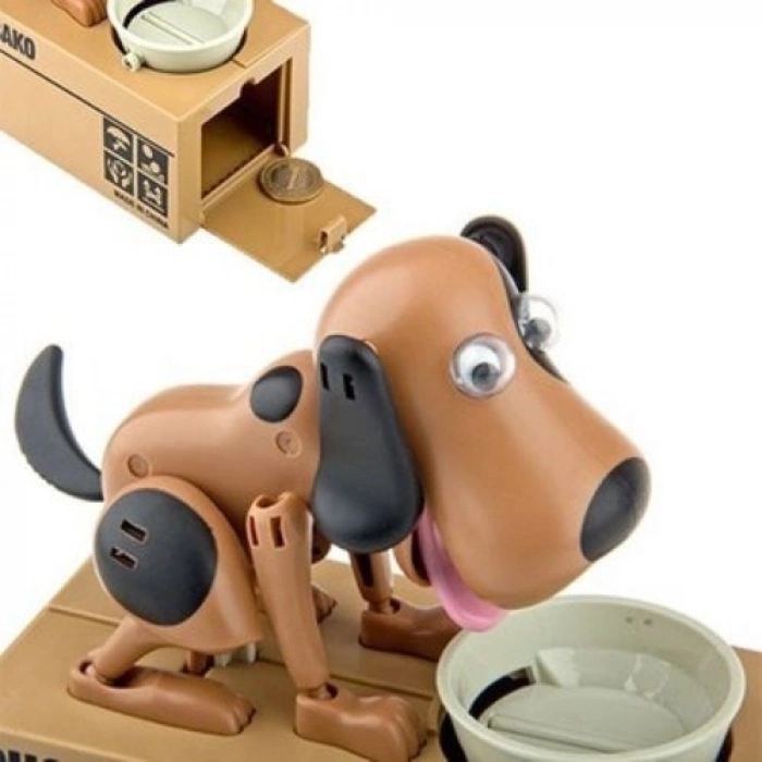 #Kumbara Sevimli Hareketli Para Biriktirme Orijinal Eğlenceli Çocuk Hediye Para Yiyen Köpek Kumbara