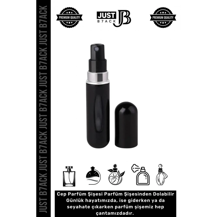 #ParfümŞişesi Şişesinden Doldurulabilir Taşınabilir Çanta İçi Mini Cep Parfüm Şişesi 5 Ml x 5 Adet