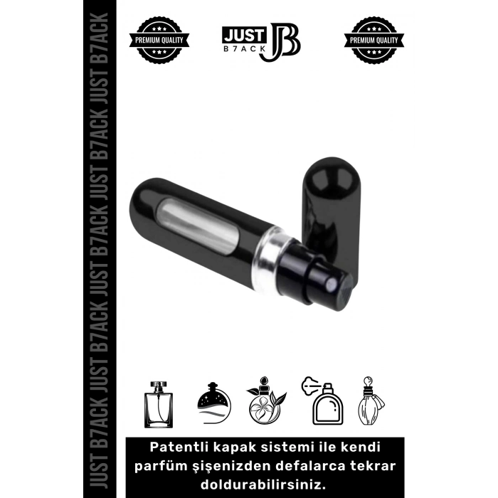 #ParfümŞişesi Şişesinden Doldurulabilir Taşınabilir Çanta İçi Mini Cep Parfüm Şişesi 5 Ml x 5 Adet