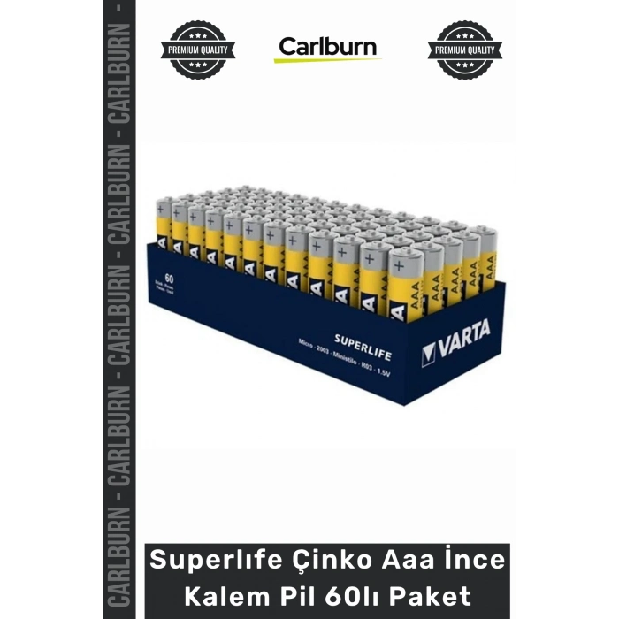 #Pil 15 Volt R03 Kaliteli Ekonomik Uzun Ömür Superlıfe Çinko Aaa Ince Kalem Pil 60lı Paket
