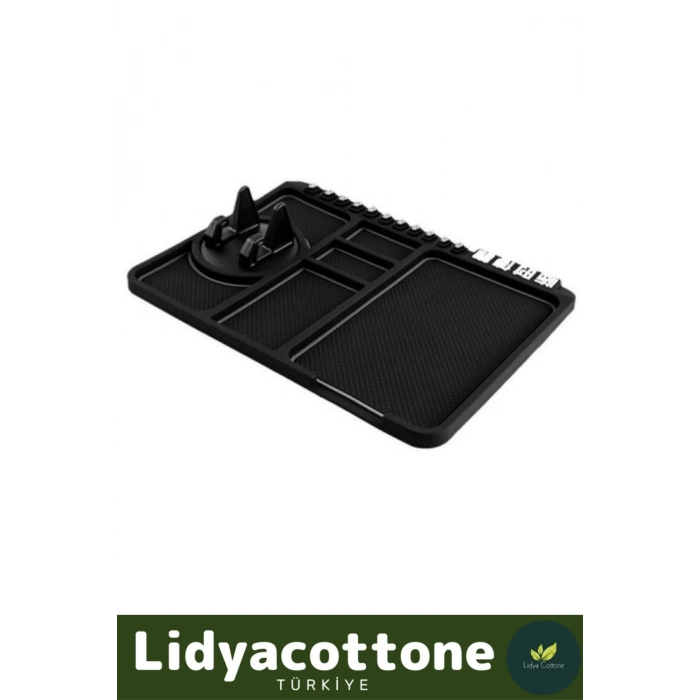 Premium Araç Içi Kaydırmaz Torpido Organizeri Numaratör Çizdirmez Çok Fonksiyonlu Araba