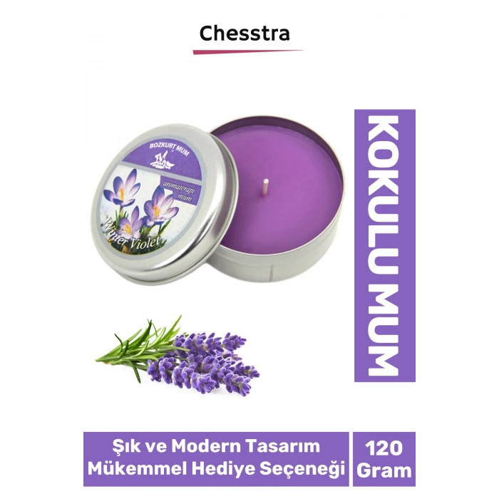 Premium Aromaterapi Arınma Huzur Meditasyon Yoga Esans Dekoratif Mum Oda Kokusu 120g Teneke Kutu