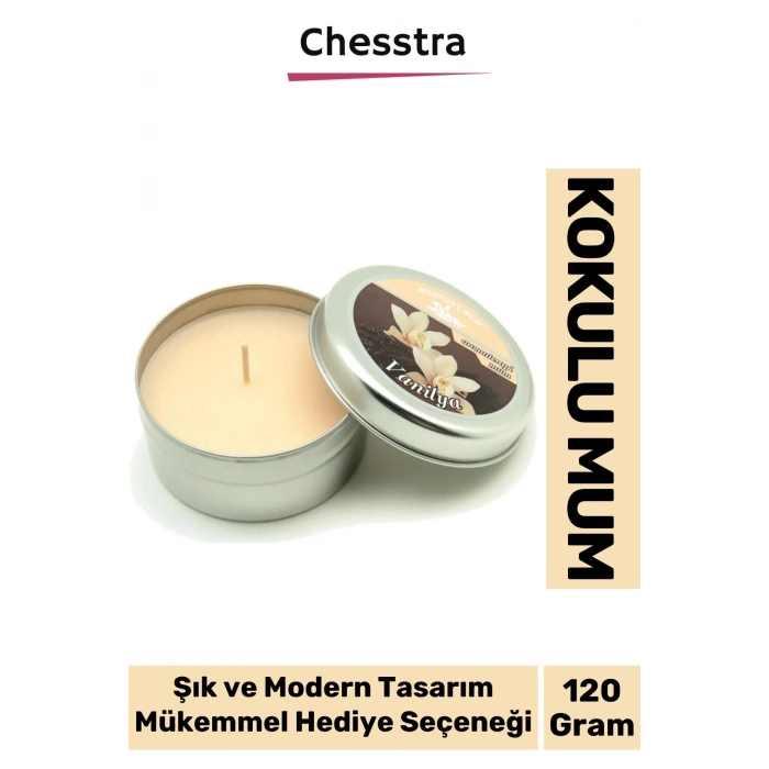 Premium Aromaterapi Arınma Huzur Meditasyon Yoga Esans Dekoratif Mum Oda Kokusu 120g Teneke Kutu