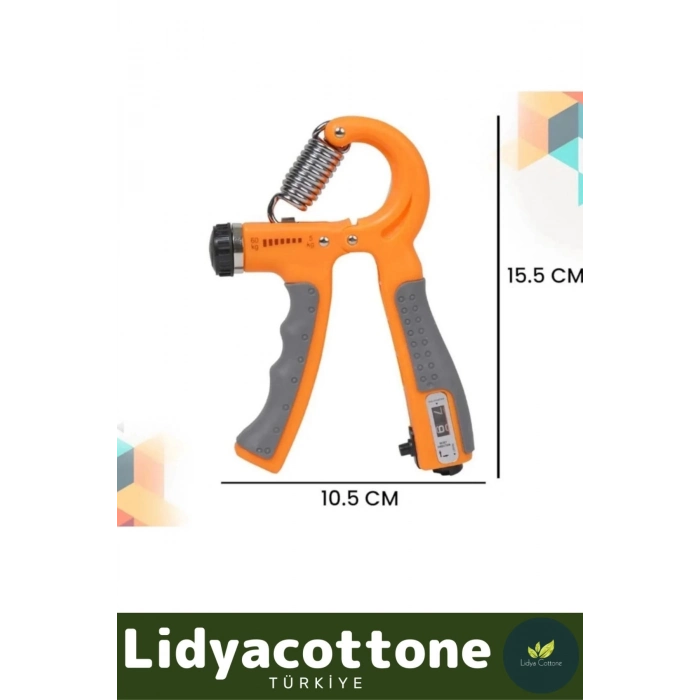 Premium El Kol Bilek Güçlendirici Kas Yapma Egzersiz Aleti Sayaçlı Direnç Yayı 5-60 Kg.