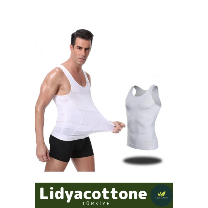 Premium Erkek Atlet Korse Bel Göğüs Dik Duruş Jinekomasti Toparlayıcı Extra Göbek Sıkılaştırıcı