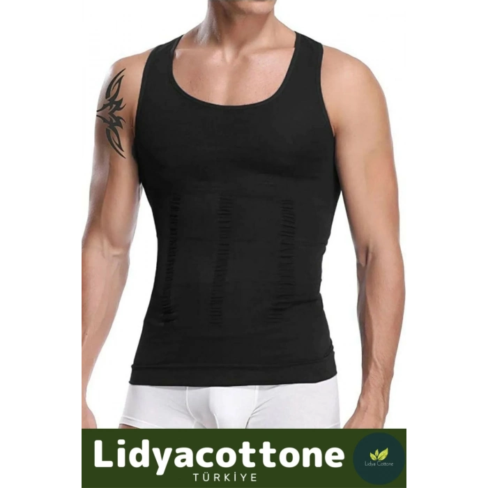 Premium Erkek Atlet Korse Bel Göğüs Dik Duruş Jinekomasti Toparlayıcı Extra Göbek Sıkılaştırıcı