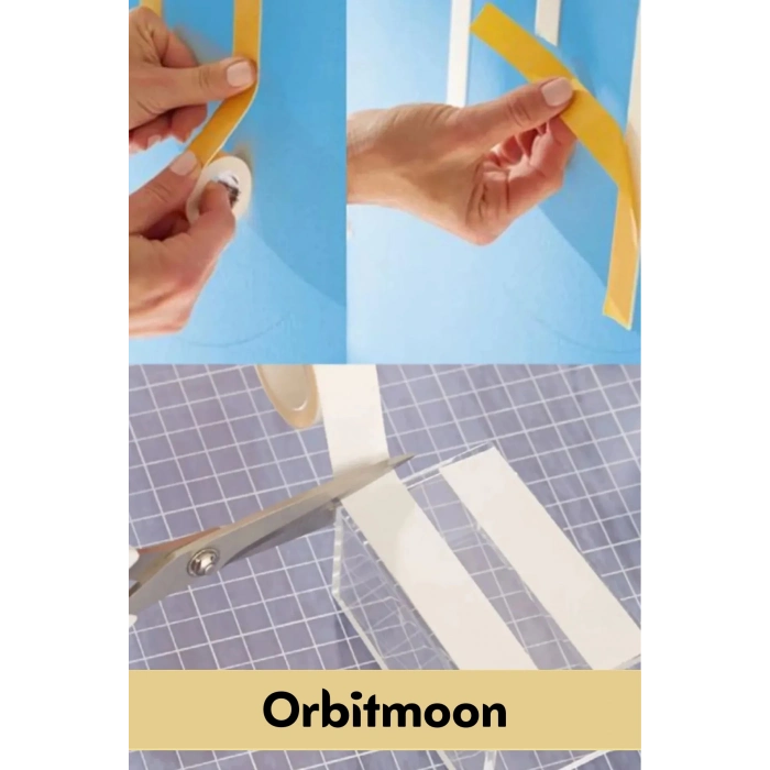 Premium Güç Kolay Uygulanır Uzun Ömürlü Kuvvetli Yapışkan İz Bırakmaz 5 Adet Çift Taraflı Köpük Bant