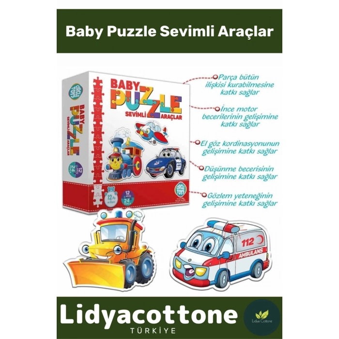 Premium Hafıza Güçlendiren Zeka Geliştirici Eğitici El Göz Koordinasyonu Baby Puzzle Sevimli Araçlar