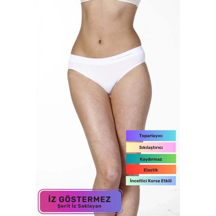 Premium İnceltici Sıkılaştırıcı Toparlayıcı İz Göstermeyen Düşük Bel Siyah Dikişsiz Slip Korse