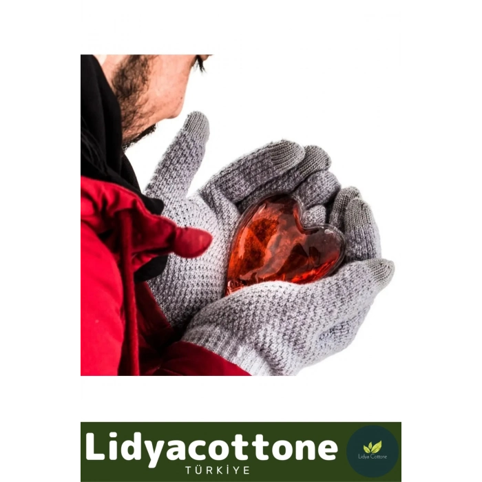 Premium Kalp Şeklinde El Isıtıcısı Soğuk Kış Sihirli Jel Isıtıcı Torba Kalpli Cep Sobası 5li Set