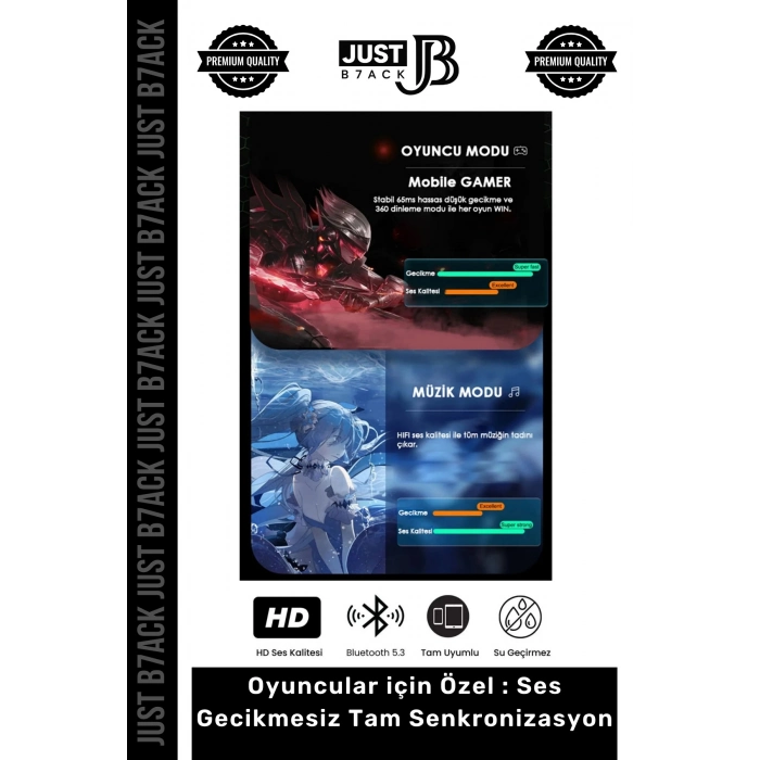 Premium RGB Işıklı K55 Tws Pro Extra Bass Mikrofon 3D Stereo Ses Bluetooth Kablosuz Oyuncu Kulaklık