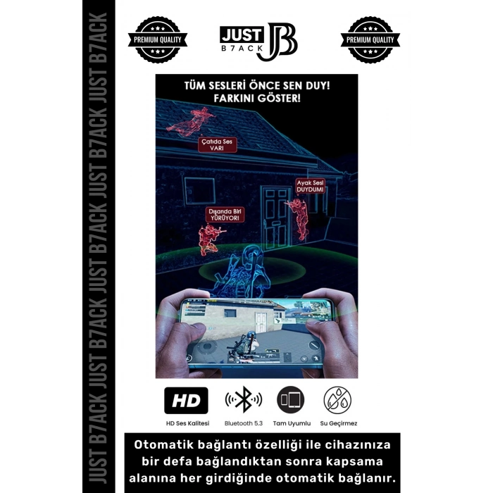 Premium RGB Işıklı K55 Tws Pro Extra Bass Mikrofon 3D Stereo Ses Bluetooth Kablosuz Oyuncu Kulaklık