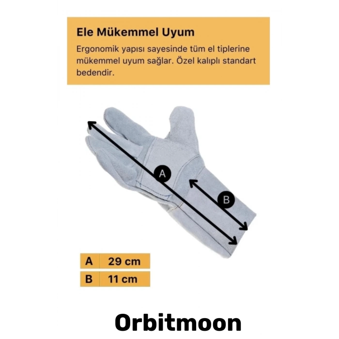 Premium Seri Isıya Dayanıklı Kaynak Yangın Su Geçirmez Çok Amaçlı Yanmaz Deri Eldiven