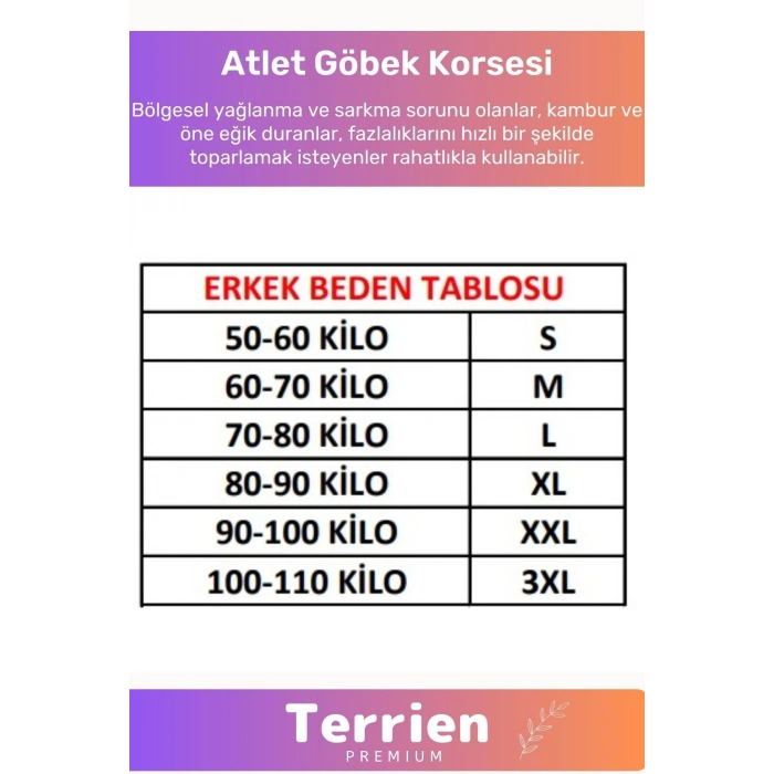 Premium Seri Korseli Erkek Beyaz Atlet Ekstra Toparlayıcı İnceltici Etkili Dik Duruşa Yardımcı