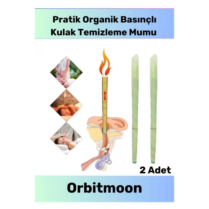 Premium Seri Kulak İçi Kir Temizleme Hava Basınçlı Doğal Aromaterapi Mumu 2 Adet