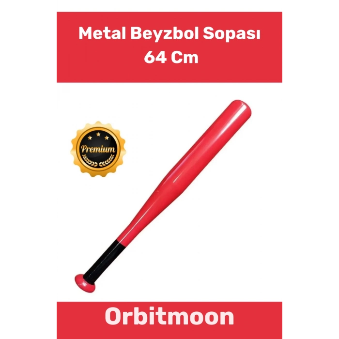 Premium Seri Özel Üretim Kırılmaz Rahat Kavrama Kaliteli Metal Baseboll Beyzbol Sopası 64 Cm