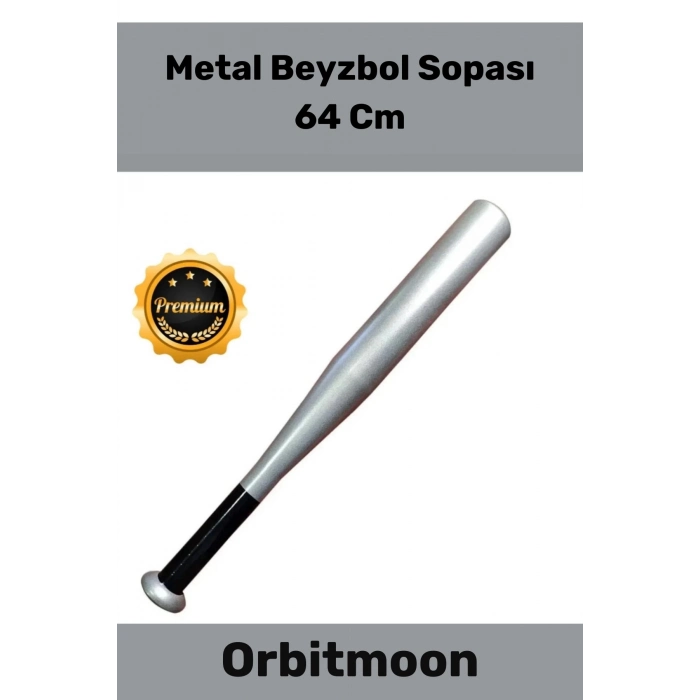 Premium Seri Özel Üretim Kırılmaz Rahat Kavrama Kaliteli Metal Baseboll Beyzbol Sopası 64 Cm