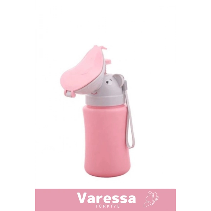 Premium Seri Portatif Sızdırmaz Çocuk Pisuarı Şişe Araba Yolculuk Lazımlık Kız Küçük Tuvalet