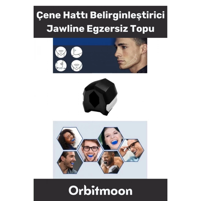 Premium Seri Silikon BPA İçermeyen Çene Çizgisi Güçlendirici Şekillendirici Jawline Egzersiz Topu