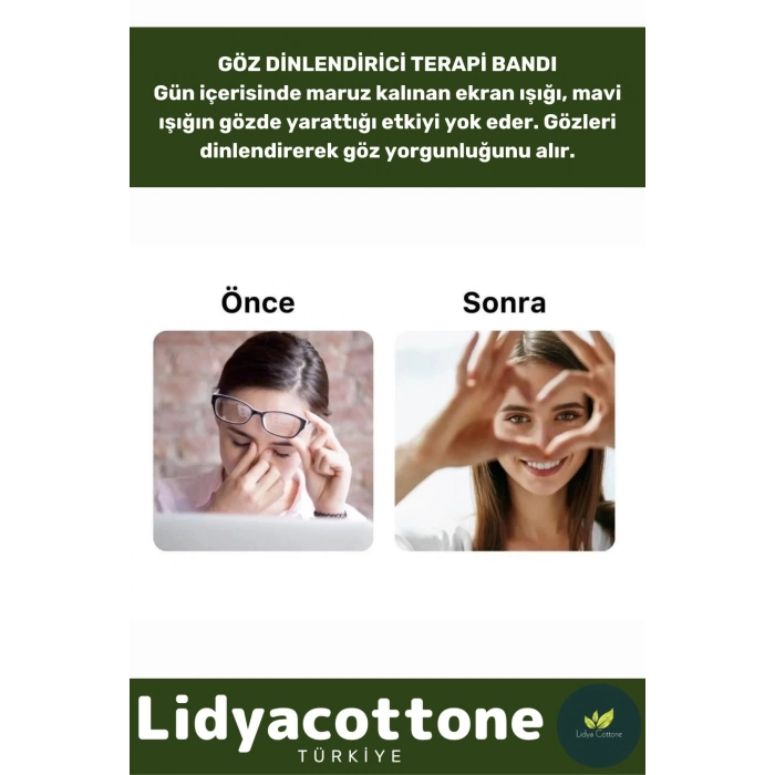 Premium Soğuk Sıcak Uygulama Göz Terapi Bandı Işık Önleyici Göz Dinlendirme Jel Uyku Bandı