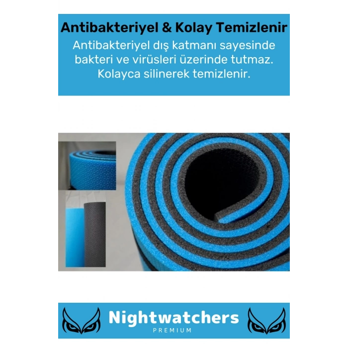 Premium Su Geçirmez Konforlu Taşıma Askılı Çift Taraflı Zemin Çadır Uyku Kamp Matı Yer Minderi 16mm