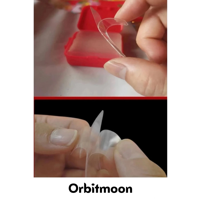 Premium Süper Güçlü Kolay Çıkarılabilir Yapışkan Çok Amaçlı 180 Parça Çift Taraflı Şeffaf Bant