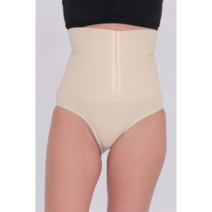 Premium Toparlayıcı Sıkılaştırıcı Vücut Şekillendirici Kaymaz Ağraflı Yüksek Bel Slip Korse