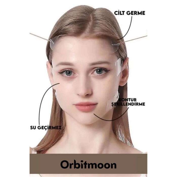 Premium Üretim Göz Kaş Kaz Ayağı Yüz Günlük Vücut Boyun İpli Gerdirme Bandı 3lü Set