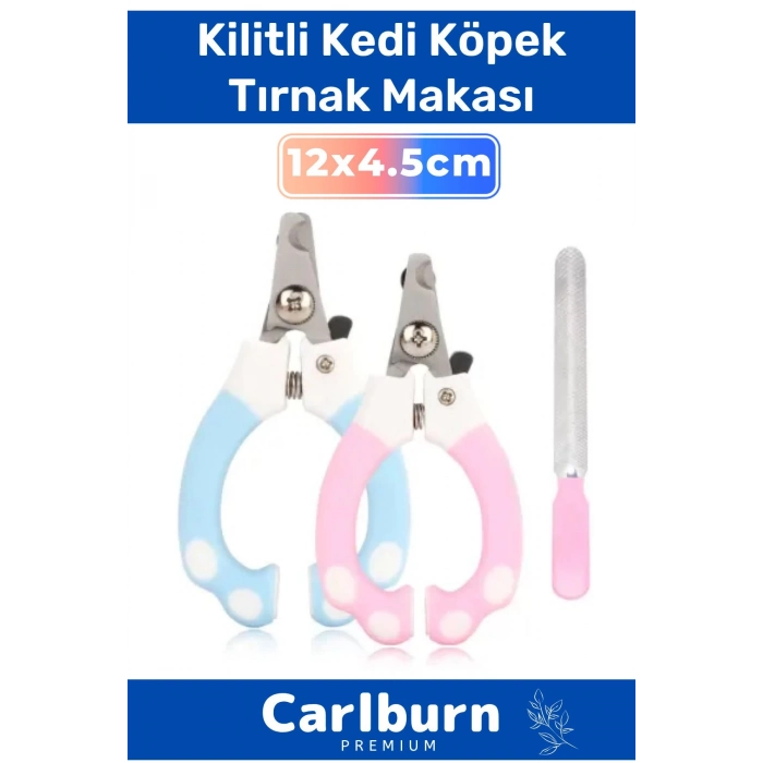 Premium Üretim Güvenlik Kelepçeli Pratik Taşınabilir Evcil Hayvan Kilitli Kedi Köpek Tırnak Makası