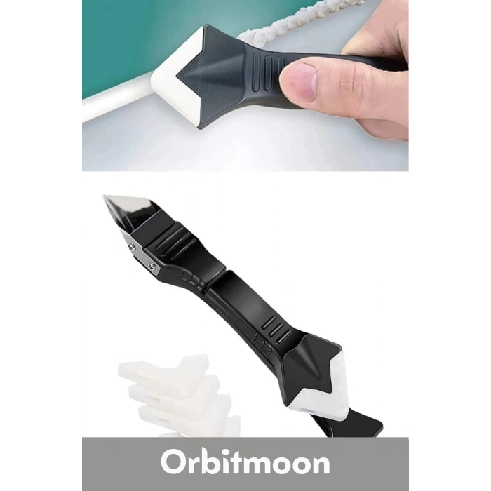 Premium Ürün Fayans Banyo Mutfak Silikon Derz Kazıyıcı Sıyırıcı Uygulayıcı 3 in 1 Aparat