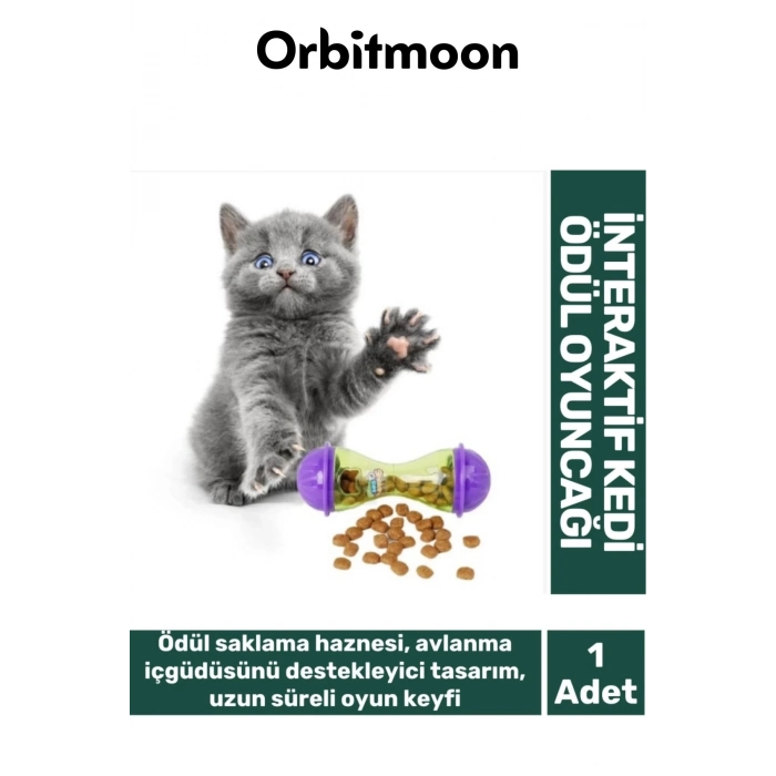 Premium Ürün İnteraktif İçgüdüsel Avlanma Plastik Küçük Boy Saklama Hazneli Kedi Ödül Mamalı Oyuncak
