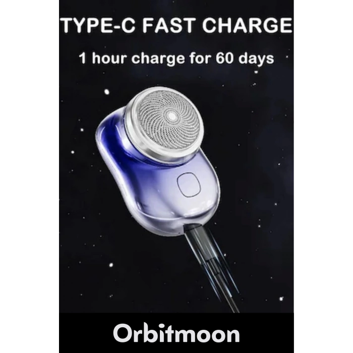 Premium Ürün Taşınabilir Pratik Günlük Seyahat Hızlı Şarjlı Yuvarlak Etkili Kablosuz Tıraş Makinesi