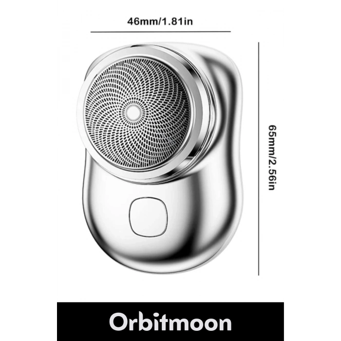 Premium Ürün Taşınabilir Pratik Günlük Seyahat Hızlı Şarjlı Yuvarlak Etkili Kablosuz Tıraş Makinesi