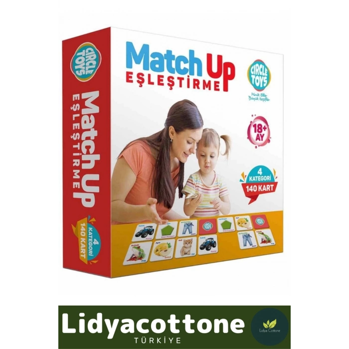 Premium Zeka Geliştirici Eğitici Çocuk El Göz Koordinasyonu Match Up Eşleşirme Oyunu 140 Parça