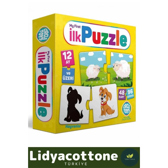 Premium Zeka Geliştirici Eğitici Eğlenceli Çocuk El Göz Koordinasyonu My First Puzzle 48 Parça